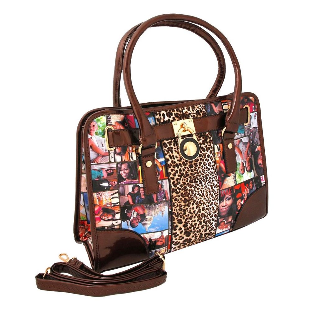 Leopard Obama Handbag - Picture 2 of 2